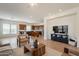 Open concept living room and kitchen offer great space for gatherings and everyday living at 5721 W Molly Ln, Phoenix, AZ 85083