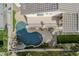 Aerial view of a backyard pool and patio, showcasing the layout and design of the outdoor living space at 7745 E Calle De Las Brisas --, Scottsdale, AZ 85255