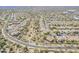 Aerial view of a Primary-planned community with homes with desert landscaping and community features at 7745 E Calle De Las Brisas --, Scottsdale, AZ 85255