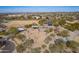 Aerial view showcases community amenities, including basketball court, playground, and more at 7745 E Calle De Las Brisas --, Scottsdale, AZ 85255