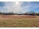 Community baseball field with backstop, benches, and well-groomed playing surface at 7745 E Calle De Las Brisas --, Scottsdale, AZ 85255
