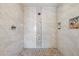 Modern walk-in shower with sleek tile work and a built-in niche at 7800 E Via Del Futuro E --, Scottsdale, AZ 85258