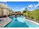 Sparkling pool with a beautiful pergola, lounge area and plenty of privacy at 7800 E Via Del Futuro E --, Scottsdale, AZ 85258