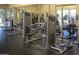Gym features modern weight training machines and sleek black flooring at 9560 E Preserve Way, Scottsdale, AZ 85262