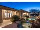 Backyard view of pool and water feature at 9560 E Preserve Way, Scottsdale, AZ 85262