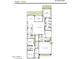 Floor plan of the house shows layout of rooms including kitchen, bedrooms, and living areas at 9821 E Supernova Dr, Mesa, AZ 85212