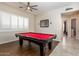 Game room featuring a pool table and tiled floors at 10249 W Redbird Rd, Peoria, AZ 85383