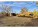 Expansive backyard with mature trees and storage shed at 104 S Doran --, Mesa, AZ 85204