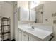 Bathroom featuring a single sink vanity with mirror and medicine cabinet at 104 S Doran --, Mesa, AZ 85204