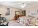 Bedroom featuring a ceiling fan, neutral walls, and decor throughout at 1632 Leisure World --, Mesa, AZ 85206