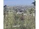 Scenic view of houses with red tile roofs surrounded by lush desert vegetation and palm trees at 16920 E Monterey Dr, Fountain Hills, AZ 85268