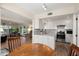 Open kitchen flows into the living room, creating a great space for Gathering gatherings at 18018 N Highwood Ct, Sun City, AZ 85373