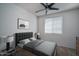 Staged bedroom features neutral tones, sleek furniture, and a peaceful ambiance at 18250 N Cave Creek Rd # 164, Phoenix, AZ 85032
