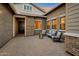 Outdoor patio area with comfortable seating and a fire pit, perfect for entertaining guests at 20102 E Robin Rd, Queen Creek, AZ 85142