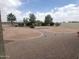 Expansive backyard with meticulous landscaping, gravel beds, and paver walkways, perfect for outdoor activities and relaxation at 40232 W Marion May Ln, Maricopa, AZ 85138