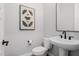 Half bathroom with sleek fixtures and toilet at 4834 S Meteor --, Mesa, AZ 85212