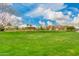 Expansive community green space with trees and landscaping, featuring a park pavilion in the distance for community gatherings at 4834 S Meteor --, Mesa, AZ 85212