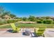 Inviting outdoor seating area with modern chairs and a serene view at 4834 S Meteor --, Mesa, AZ 85212