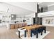 Open concept kitchen with modern appliances, a large island, and dining area at 6216 N 38Th Pl, Paradise Valley, AZ 85253