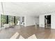 Open living space with a geometric ceiling, expansive windows, and herringbone flooring at 6216 N 38Th Pl, Paradise Valley, AZ 85253