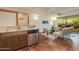 Living area with modern furnishings and bright natural light, adjacent to a well-appointed kitchen at 7137 E Rancho Vista Dr # 3003, Scottsdale, AZ 85251