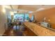 Open-concept living room with modern decor and access to a private balcony at 7137 E Rancho Vista Dr # 3003, Scottsdale, AZ 85251