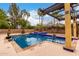 Sparkling pool area with mature trees offering shade and privacy at 7719 W Bluefield Ave, Glendale, AZ 85308