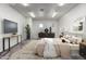 Bright bedroom showcasing modern décor, stylish furniture, and neutral tones for a serene atmosphere at 10800 E Cactus Rd # 7, Scottsdale, AZ 85259