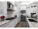 Modern kitchen features granite countertops, stainless steel appliances, and ample cabinet space at 10800 E Cactus Rd # 7, Scottsdale, AZ 85259