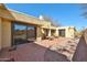 A backyard patio with nice pavers provides a private outdoor space for relaxation and entertainment at 2102 W Marlette Ave, Phoenix, AZ 85015