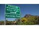 Street sign next to Phoenix Mountains, with a clear blue sky, next to Piesteawa Peak at 2202 E Lincoln Dr, Phoenix, AZ 85016