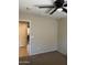 Bedroom featuring neutral walls, carpet and ceiling fan at 25766 W Valley View Dr, Buckeye, AZ 85326