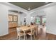 Open concept view showcasing a seamless transition between the dining area, kitchen, and living room spaces at 27020 N 14Th Ln, Phoenix, AZ 85085