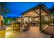 Outdoor patio with pergola, dining and seating area, perfect for entertaining friends and Gathering at 3859 E Wood Dr, Chandler, AZ 85249