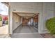 Spacious two-car garage with epoxy flooring, storage cabinets and plenty of natural light at 542 S Higley Rd # 102, Mesa, AZ 85206