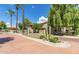 Elegant entrance with mature palm trees and beautiful cacti at 8300 E Via De Ventura -- # 1016, Scottsdale, AZ 85258