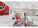 Contemporary living room featuring sleek furniture, modern decor, and plenty of natural light creating a cozy space at 9711 E Mountain View Rd # 2524, Scottsdale, AZ 85258