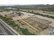 Bird's eye view of a large livestock area and horse event facilities at 100 Swilling Ave, Wickenburg, AZ 85390