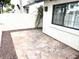 Private patio with flagstone pavers, ideal for outdoor relaxing and entertaining at 1222 W Baseline Rd # 159, Tempe, AZ 85283