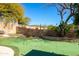 Backyard putting green perfect for entertaining and enjoying the outdoors at 12706 E Desert Cove Ave, Scottsdale, AZ 85259