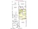 Layout featuring a spacious kitchen, dining room, living area, bedrooms, and garage. 2025 ARMLS First Floor Plan at 13612 W Desert Moon Way, Peoria, AZ 85383