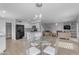 Open floor plan featuring a dining area that connects to the kitchen and living room at 2501 E Los Alamos St, Gilbert, AZ 85295