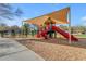 Community playground for with colorful slides and ample shade for hours of fun at 2501 E Los Alamos St, Gilbert, AZ 85295