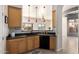 Kitchen area showcasing counter seating and views of outdoor scenery at 2565 S Signal Butte Rd # 8, Mesa, AZ 85209