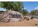 Community entrance sign with the name Tramonto on a large boulder at 3223 W Rapalo Rd, Phoenix, AZ 85086