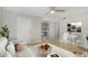 Cozy living space with seamless flow between living, dining, and kitchen areas at 3402 N 32Nd St # 116, Phoenix, AZ 85018