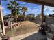 View of the home's backyard and patio with room for entertaining at 3851 E San Pedro Ave, Gilbert, AZ 85234