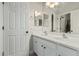 Bright bathroom featuring a dual sink vanity and plenty of lighting at 4170 N 154Th Dr, Goodyear, AZ 85395