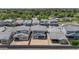 Aerial view of a community of modern homes with yards ready for landscaping at 6735 N 9Th Dr, Phoenix, AZ 85013