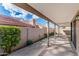 Covered patio perfect for entertaining at 945 N Pasadena St # 61, Mesa, AZ 85201